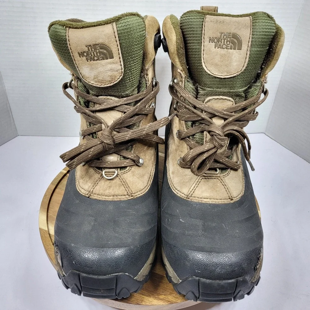 The North Face Chilkat II Men Winter Boots Sz 12 Waterproof 200g Insulated Brown